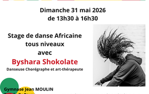 Stage de danse Africaine avec Byshara Shokolate