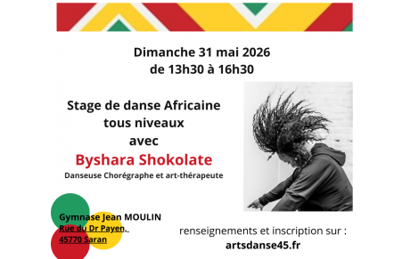 Stage de danse Africaine avec Byshara Shokolate