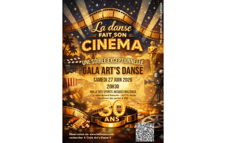 Gala Art's Danse  le 27 juin 2026